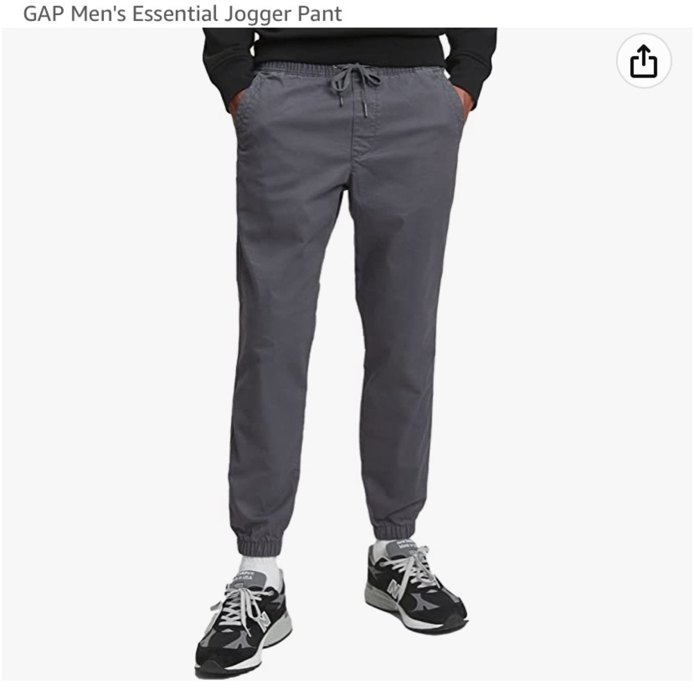 NWT GAP Men's Essential Jogger Pant Size XL - Picture 2 of 8